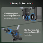 SMALLRIG Magnetic Neck Mount for DJI Pocket 4/3/OSMO 360/Nano/Action 6/5 Pro/4 - Image 3