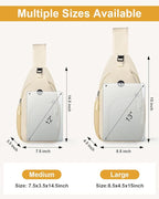 Pritent Crossbody Bags for Women Man Waterproof Sling Bag Backpack Trendy - Image 2