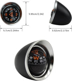 Mini Car Ball Compass, Marine Compass Interior Mount Dash Guide Hiking - Image 3