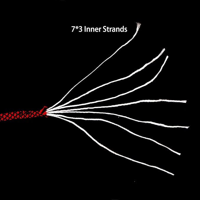 7 Strand Core 550lb Paracord Parachute Cord Lanyard Mil Spec Type III - 4mm 165 - Image 5