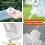 4 Pack 5L BPA Free Collapsible Water Tank Container Portable Lightweight Space - Image 3