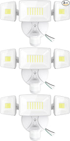 Onforu 3 Pack 75W Motion Sensor Outdoor Lights, 7000lm Dusk to Dawn Flood Light by Onforu