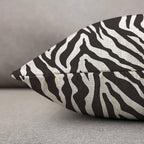 TKS MITLAN Zebra Print Pillow Covers 12 x 20 Inch Black White Leopard Line - Image 5