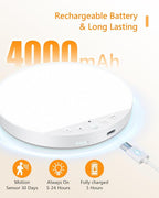 Rechargeable 6W Motion Sensor Ceiling Light Indoor, No Wiring & Magnetic - Image 8