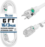 YOJOE Indoor Outdoor Extension Cord by YOJOE