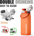 IZZI bottle Collapsible Lightweight Silicone Water Bottle | BPA Free, - Image 6