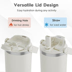 Navigate 30 oz Tumbler with Handle and Straw Lid, Twist On Lid and Flip Up Straw - Image 2