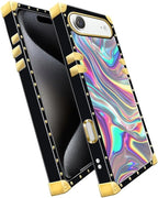 for iPhone 17 Air Case Luxury Golden Decoration - Image 3