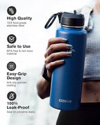 Coolflask Water Bottle 40 oz Insulated - Image 3