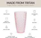 BELLAFORTE Shatterproof Tritan Plastic Tall Tumbler, 19oz - Image 3