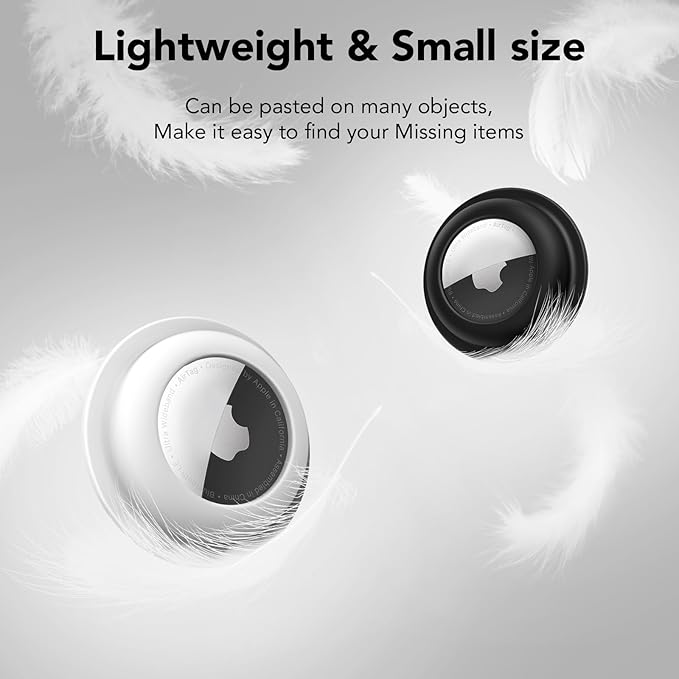 Aimtel Case for Apple AirTag Sticker, 4 Pack Air Tags Removable Adhesive Mount - Image 5