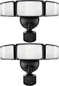 UME 2 Pack 5500LM LED Security Lights Motion Sensor Light Outdoor, 5000K by UME