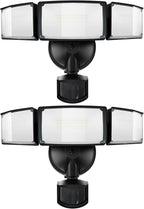 UME 2 Pack 5500LM LED Security Lights Motion Sensor Light Outdoor, 5000K by UME