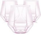 Maaacute 40 Pack Plastic Stemless Wine cocktail Whiskey Champagne Glasses by Maaacute
