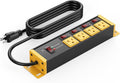 CCCEI Heavy Duty Surge Protector Power Strip 20 Amp Individual Switches. 6FT 12 by CCCEI