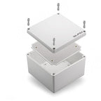 QILIPSU Junction Box with Mounting Plate 200x200x130mm, ABS Plastic DIY by QILIPSU