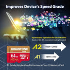 【5-Years Data Recovery】 GIGASTONE 64GB Micro SD Card, Camera Pro MAX, Compatible - Image 4