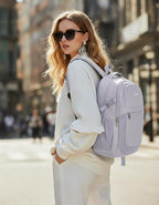 ECOHUB Travel Backpack for Women, 17.3 inch Suspended Laptop Backpack, Fashion - Image 2