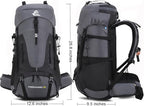 Bseash 60L Hiking Camping Backpack - Image 2