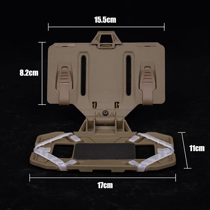 Zhongren Tactical Plate Carrier Vest Attachments Universal Phone Chest Mount - Image 2