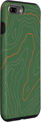 Backcountry Topo Guide Orange Lines Topographical Map Case - Image 3