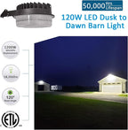 120W LED Barn Light, 18000lm Dusk to Dawn Outdoor Yard Lighting - Image 2