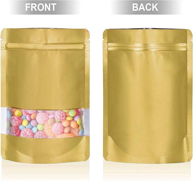 3.5"x5" 120pcs Mylar Bags for Food Storage, Smell Proof Bag - Image 4