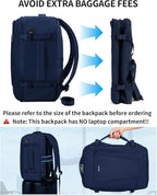 ECOHUB 17'' Travel Backpack, Personal Item Backpack - Image 6