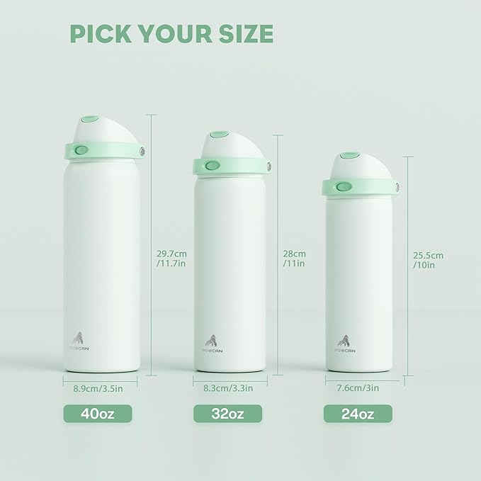 POWCAN 24 oz Vacuum Water Bottle - Image 8