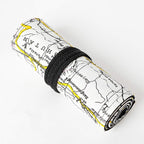 Funny live 24/36/48/72 Slots Colored Pencil Wrap Roll up Pen Holder Case - Image 6