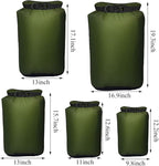 Pimoys 5 Pack Waterproof Dry Sacks, Lightweight Outdoor Dry Bags 20L /12L / - Image 3