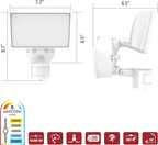 HALO FGS Ultra Bright Outdoor LED Security Floodlight, 120-227V w/CCT & Lumen - Image 6