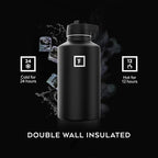 IRON °FLASK Camping & Hiking Hydration Flask - 64 oz Twilight Blue - Image 4