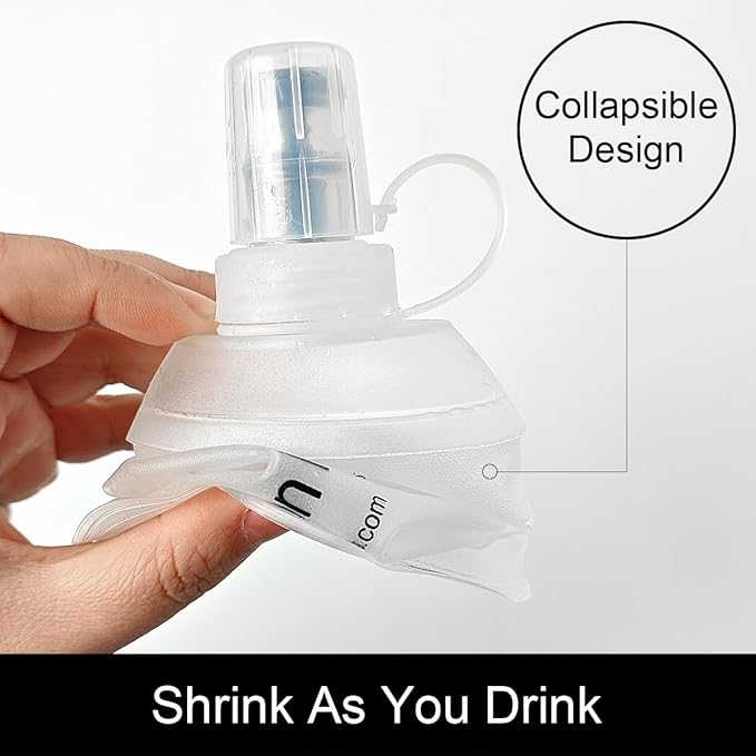 WILDREEDS 150ml Soft Flask, TPU Collapsible Soft Water Bottle - Image 3