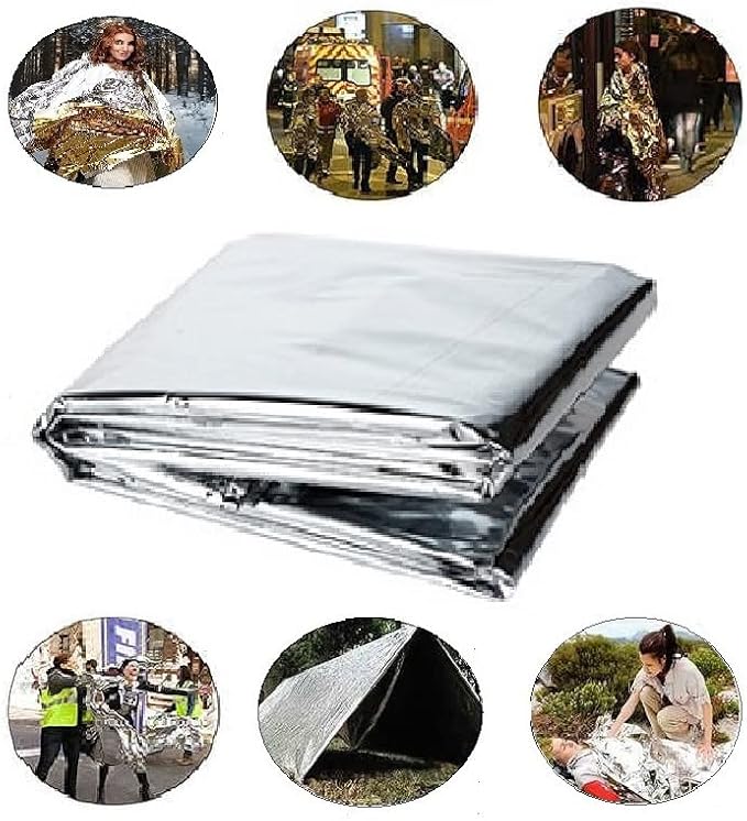GALAXYLENSE Emergency Mylar Thermal Blanket - Image 3