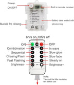 14ft Battery Operated 20 Hanging Bulb 100 LED String Lights, Vintage Commercial - Image 9