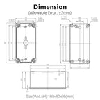 LeMotech Junction Box IP67 Waterproof Dustproof ABS Plastic Project Box - Image 6