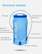 AONIJIE Leakproof Hydration Bladder Water Reservoir, 1L /1.5L/ 2L / 3L - Image 3