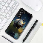 for Samsung Galaxy S21 FE Case, Rhino Water Marshes Pattern Graphic Design Girl - Image 7