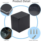 2 Pack Project Box IP65 Waterproof Junction Box ABS Plastic Black Electrical - Image 5