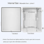 LeMotech Electrical Box, IP67 Waterproof Hinged Cover Stainless Steel Latch - Image 5