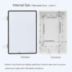 ABS Plastic Dustproof Waterproof IP65 Junction Box Hinged Shell Universal - Image 4