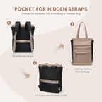 Convertible Daypack Laptop Backpack - Image 4