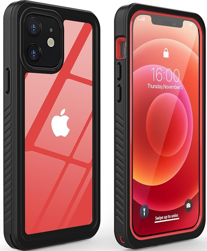 Diverbox for iPhone 12 Waterproof Case, Waterproof Shockproof Dustproof IP68 by Diverbox