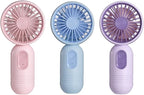 VanSmaGo 3 PCS Portable Handheld Mini Fans, USB Rechargeable Personal Fan by VanSmaGo