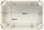 uxcell 100x68x50mm Electronic Waterproof IP65 Sealed ABS Plastic DIY Junction - Image 4