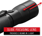 Coast HX5 410 Lumen LED Flashlight, Pure Beam Focusing, Slide Focus, Pocket Clip - Image 4