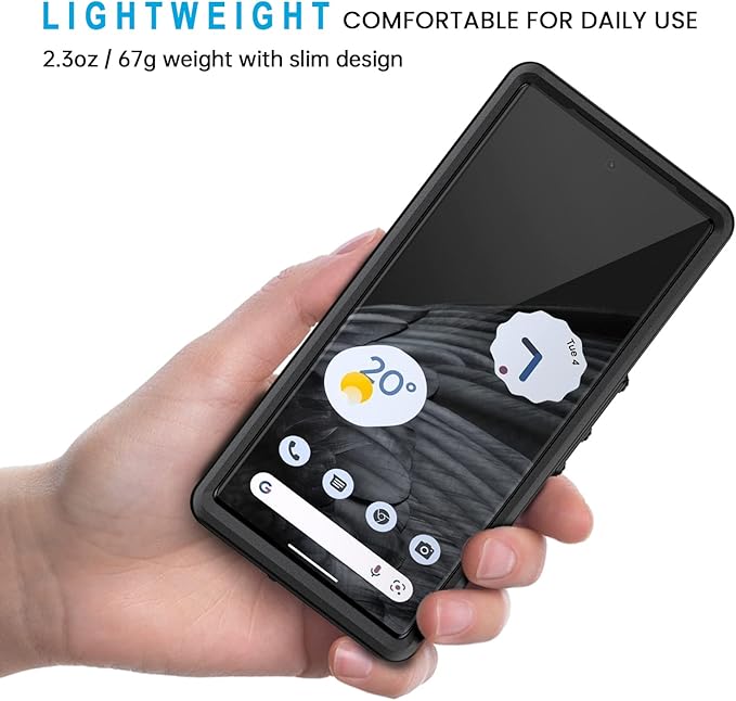 Lanhiem Pixel 7 Pro Case, IP68 Waterproof Dustproof Case - Image 2