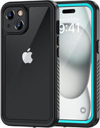 Lanhiem for iPhone 15 Plus Case, IP68 Waterproof Dustproof Shockproof Cases by LanhiemHome