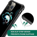 for iPhone 14 Pro Max Case, Skeleton Winding Snake Pattern Graphic Design Girl - Image 2